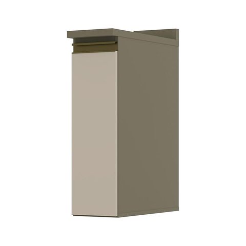 Balcão para Condimentos 20cm com Tampo Connect Duna/Cristal - Móveis Henn