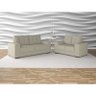 Conjunto Sofás 3 e 2 Lugares Net Destaque Areia - 1