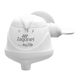 Torneira Eletrônica Zagonel Agile 3 Temperaturas Branco 127 V 4500w - 1