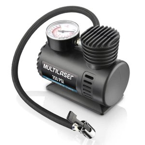 Mini Compressor de Ar Automotivo Multilaser AU601 12V 250 PSI Compacto