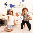Ver imagem 2 de Adesivo de Parede Infantil Instrumentos Coloridos - Música Adesivos Primeiro Quarto