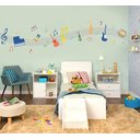 Ver imagem 1 de Adesivo de Parede Infantil Instrumentos Coloridos - Música Adesivos Primeiro Quarto