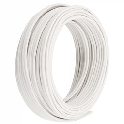 Cabo Fio Flexível Paralelo 300v 2x2,5mm Branco Rolo 100m - 3