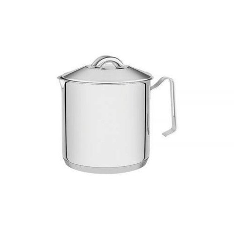 Fervedor Tramontina Solar em Aço Inox Fundo Triplo com Tampa 14 cm 2 L