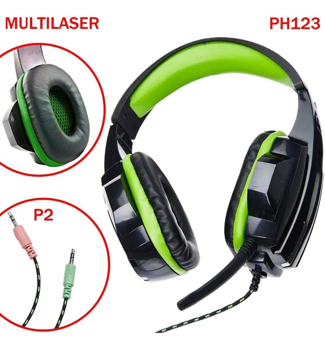 Headset Gamer P2 Cabo Nylon Multilaser Ph123 - 5