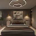 Ver mais imagens de Mesa de Apoio para Quarto Quatro Gavetas Movlar Mdp - Mod.0701:branco/nature