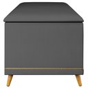 Ver imagem 6 de Calçadeira Baú Queen 160cm Imperial J02 Suede Chumbo - Mpozenato