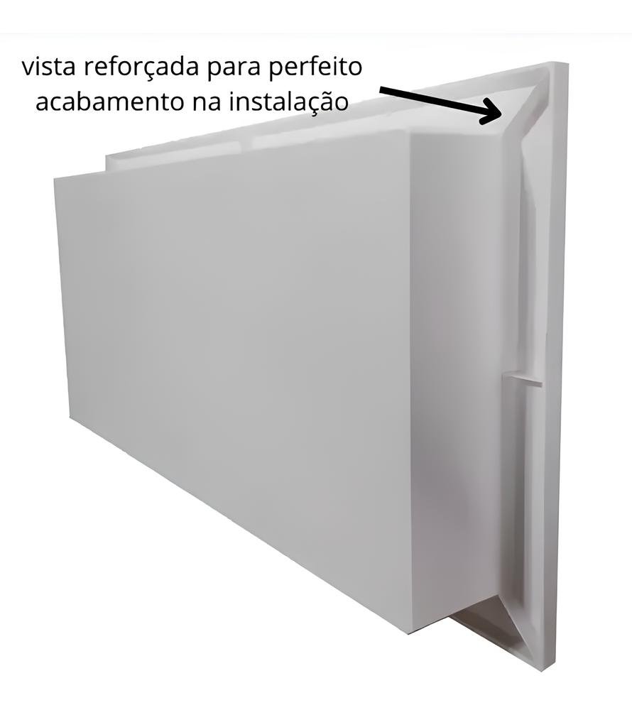 Nicho para Banheiro Tipo Porcelanato Parede Embutir 30x40cm Bege - 6