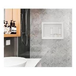Nicho para Banheiro Tipo Porcelanato Parede Embutir 30x40cm Bege - 3