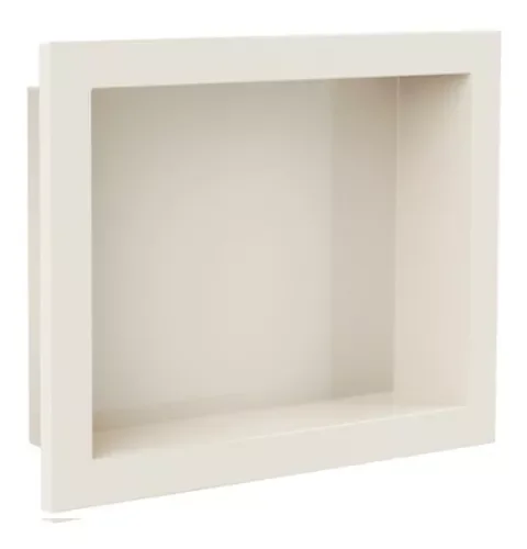 Nicho para Banheiro Tipo Porcelanato Parede Embutir 30x40cm Bege