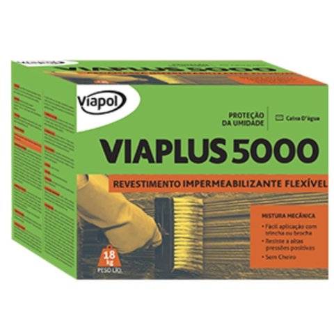 Impermeabilizante Vedaja Viaplus 5000 Caixa 18kg - Viapol