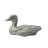 escultura pato REND resina prata 11cm Ilunato NA0475 - 1