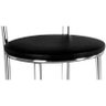Banqueta Conforto Cromada Baixa - Design Final - Preto - 2