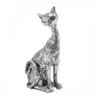escultura gato MINGAU metal 12,5cm Ilunato NA0182 - 1