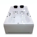 Ver imagem 3 de Banheira de Hidromassagem Acrilic Dupla Top Line Ouro Fino com Cromoterapia LED e Apoios para Cabeça 1,80x1,20m Branco 220V