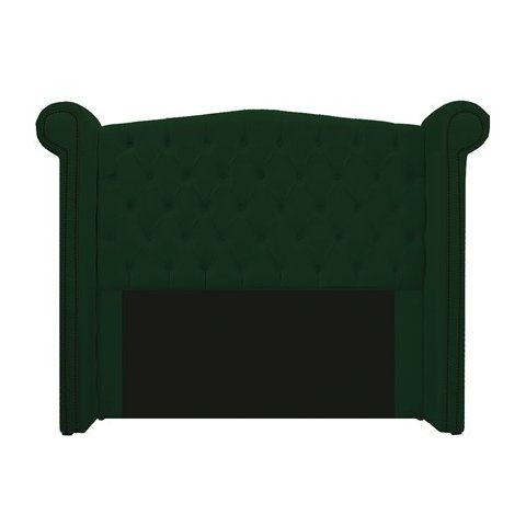 Cabeceira Madrid 100 cm Suede Verde
