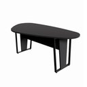 Ver imagem 2 de Mesa para Reunião Mesa Orgânica MDF-MDP 183cm Preto F5 Office