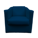 Ver imagem 2 de Poltrona Decorativa Tilla Suede Azul Marinho - Leal Decorados