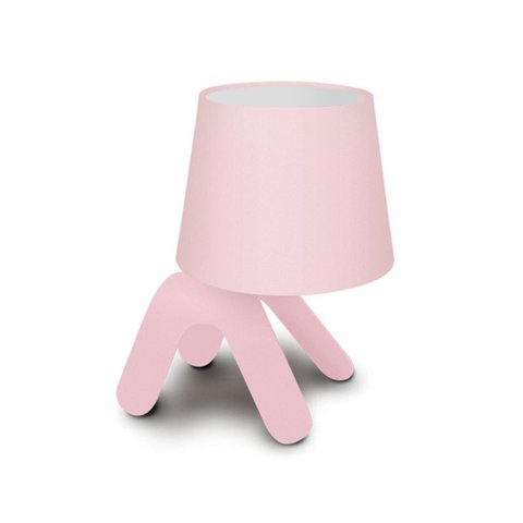 Abajur 23cm Bivolt Pet Light Azul Rosa Design