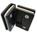 Ver imagem 3 de Dobradiça Inox Gv48 90º Porta de Vidro e Box Canto Preta - Vidro/vidro