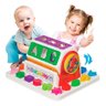 Brinquedo Girababy Didatico 18 Peças De Encaixe Bebê 1 a 3 Anos MERCOTOYS Girababy Encaixe 18 Peças  - 1