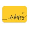 Tapete Decorativo Emborrachado Amarelo Behappy - 60x40 cm - 2