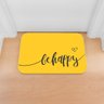 Tapete Decorativo Emborrachado Amarelo Behappy - 60x40 cm - 1