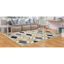 Ver imagem 1 de Tapete Supreme Imperial Azul e Bege 150x200cm São Carlos