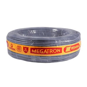Cabo de Energia Fio de Cobre 1,50 mm Megatron Bobina com 100 metros Cor:Cinza