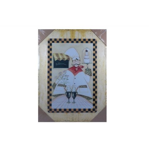 Quadro Decorativo Patisserie 28x38 Decorglass
