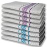 8 Panos de Prato Atoalhado Felpudo Premium 4 Azul 4 Roxo - 5