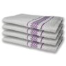 8 Panos de Prato Atoalhado Felpudo Premium 4 Azul 4 Roxo - 3