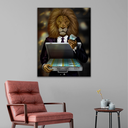 Ver imagem 3 de QUADRO DECORATIVO LION MONEY