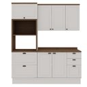 Ver imagem 2 de Armário de Cozinha Compacta Modulada 1,90m 7 Peças Iluminata Genialflex