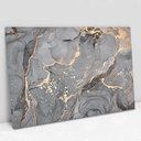 Ver imagem 1 de Quadro Decorativo em Canvas Abstrato Mármore Cinza Perolado