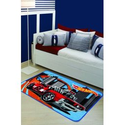Tapete Orient Disney 70 x 110cm Hot Wheels - Jolitex - 1