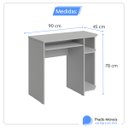 Ver imagem 5 de Mesa Computador Gamer Sua Praticidade Trabalho e Diversao:preto/vermelho