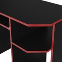 Ver imagem 4 de Mesa Computador Gamer Sua Praticidade Trabalho e Diversao:preto/vermelho