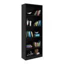 Ver imagem 2 de Estante de Prateleiras Gamer 60cm com 5 Nichos Me4141 Tecno Mobili - Preto