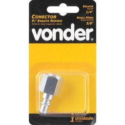 Conector Femea Rosca 1/4x3/8" 1 Peça - 3