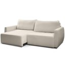 Ver imagem 5 de Sofá 3 Lugares Retrátil Reclinável para Sala de Estar 230cm Siloé K01 Veludo Bege - Lyam Decor