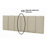 Cabeceira Cama Casal Box Thais Bege 1,40 M Suspensa Dobravel - 4