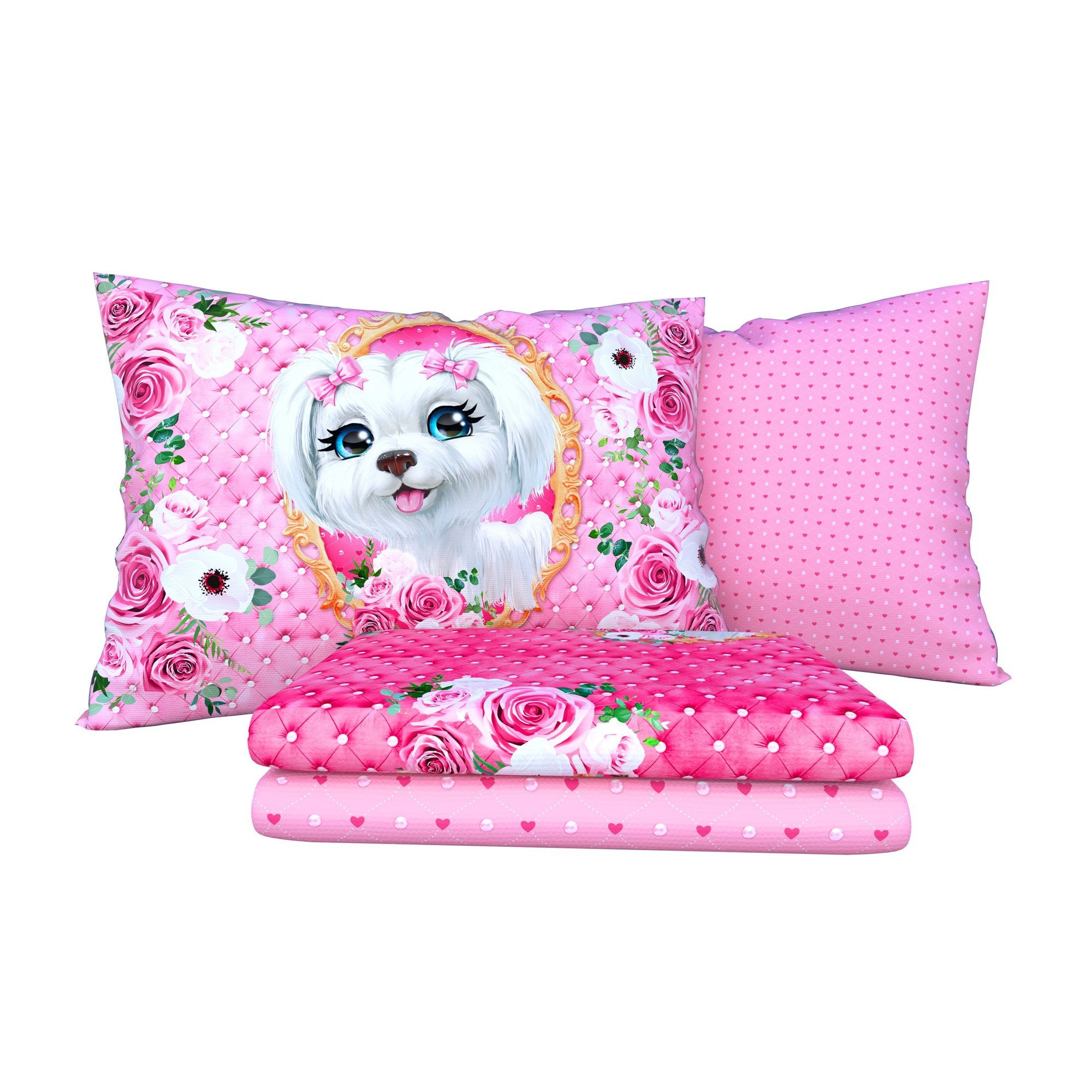 Jogo de Cama Infantil Poodle