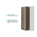 Ver imagem 2 de Armário Multiuso Infantil 626 C/ 2 Portas Branco - Carraro