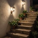 Ver imagem 2 de Kit 2 Luminárias Arandelas de Parede Externas Marrom Vintage Decorativas E27 Bivolt Modena Dital