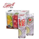 Ver imagem 1 de Copo Vidro 320ml Long Drink Love 2 Peças Ruvolo
