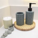 Ver mais imagens de Porta Objetos de Resina Tramado Verde - Oikos