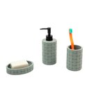 Ver imagem 3 de Porta Objetos de Resina Tramado Verde - Oikos