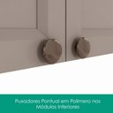 Ver imagem 7 de Cozinha Armário 6 Peças Balcão Pia sem Tampo 270 cm Unna Gris Poliman