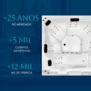 Ver imagem 5 de Spa Retangular Valencia Padrão com Hidro em Acrílico - 220v